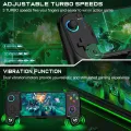 Telescopic Gamepad Controller Joystick Turbo 6-axis Gyro Vibration Wireles Bluetooth 5.2 for Android IOS PS3 PS4 Switch. 