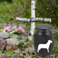 Pet Cremation Urn Memorial Keepsake Box Ash Urns for Dogs Commemorate Metal Supplies Lightweight Funeral Easily to Carry Casket Container. 