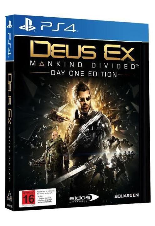 Deus Ex Mankind Divided Day One Edition Steelbook Xbox One Game