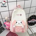 New Sanrio Bag Cartoon Kuromi Cinnamoroll My Melody Student Backpack Sanrio Leisure High capacity School Bag Birthday Gifts. 