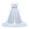 Princess Charm Cinderella Costume Girls Formal Dress. 