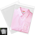 Plain Transparent Plastic Poly Bag Sealable Poly Bag Packing Bag Size 10x16 Inch Clear Self-adhesive Clothing Plastic Packaging Bag, OPP Bag for Apparel Pants Jeans,    Quick Details. 