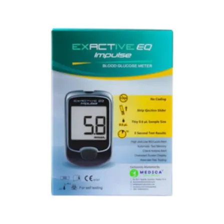 Exactive EQ Impulse Blood Glucose Machine | Daraz.com.bd