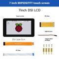 【Big-promotion】 factory Raspberry Pi 5th /4b 7-inch LCD display screen with DSI interface. 