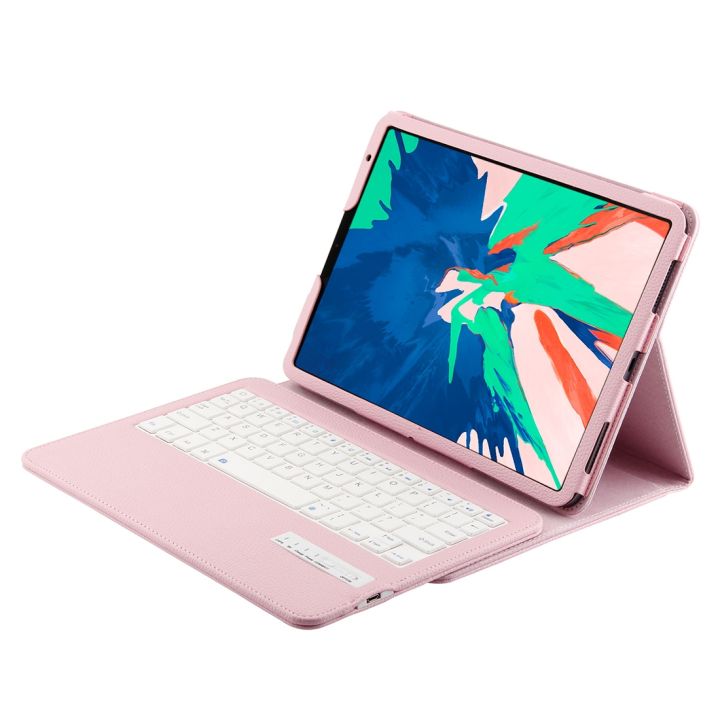 IP011%20Detachable%20Bluetooth%203.0%20ABS%20Keyboard%20+%20Litchi%20Texture%20Leather%20Case%20for%20iPad%20Pro%2011%20inch%20(2018),%20with%20Sleep%20Function%20-%20Image%205
