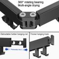 Folding Clothes Hanger Aluminum Retractable Drying Rack Wall-mounted Laundry Storage Space Save Home Hotel Clothes Hanger.