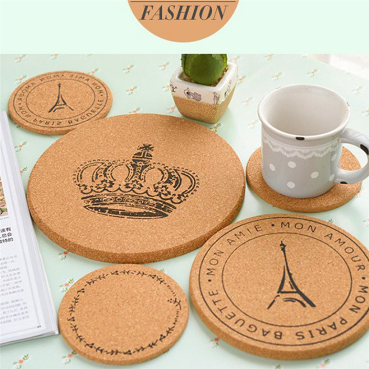 12%20PCS%20Wooden%20Thick%20Cork%20Coasters%20for%20Drink%204%20Inch%20Wooden%20Thick%20Drink%20Coasters%20Set%20for%20Plants%20Bar%20Glass%20Cup%20Table%20-%20Image%203