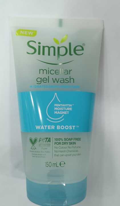 Simple Water Boost Micellar Gel Wash 150 ml