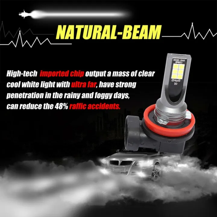 4Pcs%20Car%20H11%20H8%20H9%20COB%2060W%206000K%20LED%20Headlight%20Fog%20Light%20Bulbs%20Replace%20Halogen%20Kit%20Clear%20White%20Light%20-%20Image%206