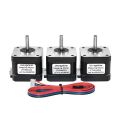 【Funny Bunny Toy Store】4-lead Nema17 Stepper Motor Extruder Gear Stepper Motor Ratio 5.18:1 Planetary Gearbox 17 17HS4401S.