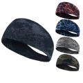 2021 Sport Running Fitness Sweatband Sport Hair Bands Bike Cycling Running Headbands Gym Headscarf Tennis Yoga Wide Headwrap.