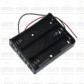 18650 3 Tank Rechargeable Battery Holder Three Slot Plastic Storage Box Case With Leads Cable Wire. 