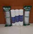 Sediment Filter PP (1 Micron)-3 Pcs, CTO Net Carbon-1 Pcs and 10" UDF Box Carbox-1 Pcs (5 Pcs Package) HERON PREMIUM. 