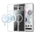 For Google Pixel 6 Pro Transparent Frosted MagSafe Phone Case. 