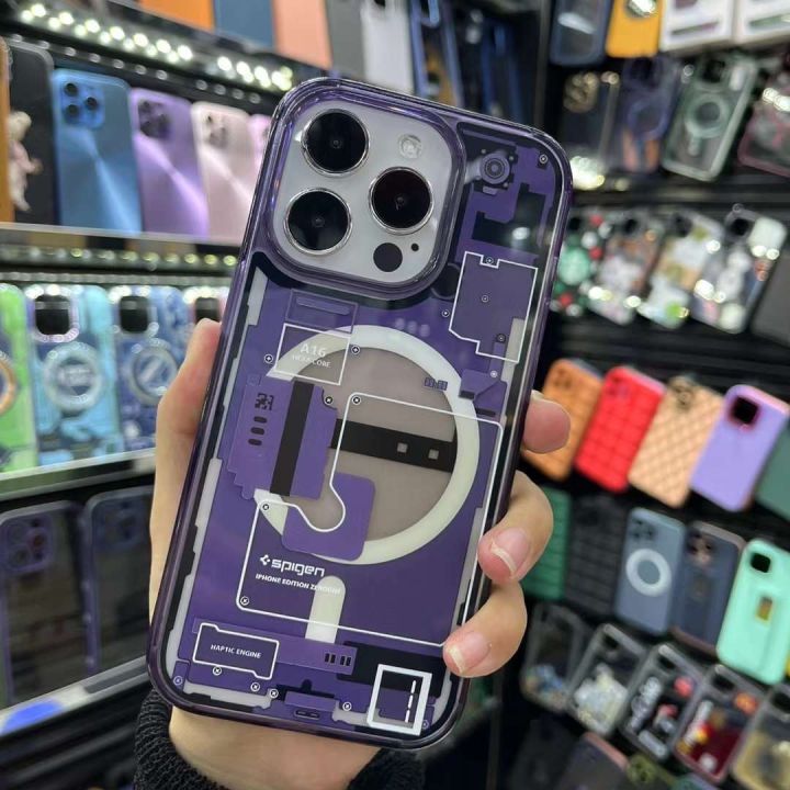 SPIGEN%20Ultra%20Hybrid%20Zero%20One%20MagFit%20Clear%20Magnetic%20Wireless%20Charge%20Phone%20Case%20For%20Apple%20Iphone%20All%20Series%20available%20-%20Image%204