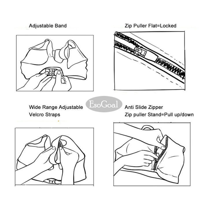 EsoGoal%20Women%20Sports%20Bra%20F-ront%20Zipper%20C-losure%20P-rofessional%20A-nti%20V-ibration%20Padded%20S-hockproof%20with%20Removable%20Pads%20for%20W-orkout%20Running%20G-ym%20E-xercise%20-%20Image%204