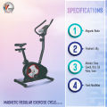 Magnetic Regular Exercise Cycle - Black & Red.