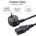 Power Cable AC 220v 2 Pin 1.5M Length Power Cord Cable For Notebook Computer Desktop PC, LCD Monitor, Laptop, Printer, RiceCooker, Kettle Power Supply Power Cable Cord. 