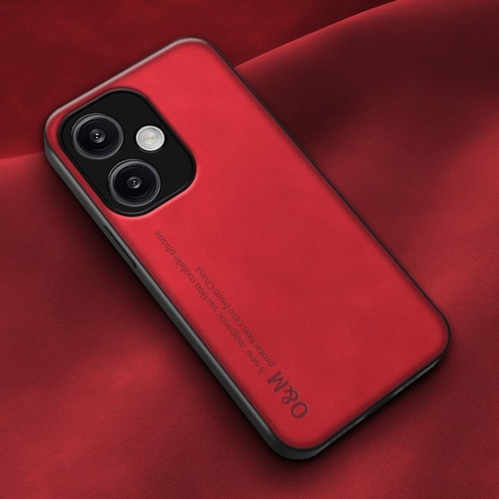 New Phone Case For Realme Note 60 Cover Fashionable Magnetic Sheepskin Camera Protection Shock Absorption for For Realme Note 60 Case