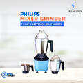 PHILIPS Mixer Grinder 800 W Mixer Grinder (HL7773 | 3 Jars | SKY BLUE, Navy Blue).