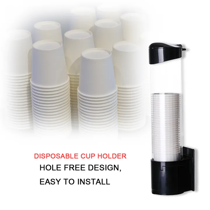Eco-friendly%20Plastic%20Cups%20Holder%20Disposable%20Cup%20Rack%20Dust-proof%20Paper%20Cups%20Dispenser%20-%20Image%203
