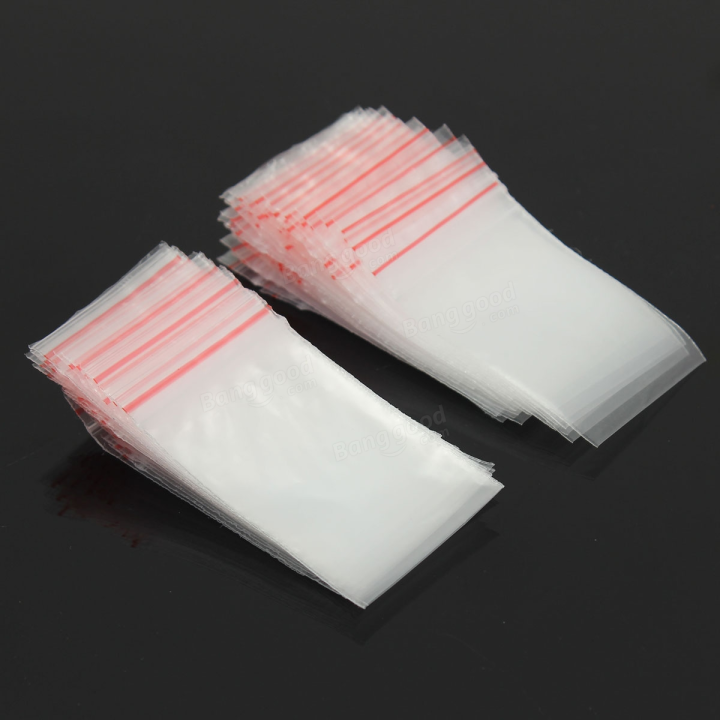 Pack of 2 - 2 x 3 Zip Lock Plastic Packet
