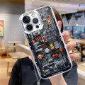 Super Mario Bros Game Case For Samsung Galaxy S24 Ultra S22 Note 20 A55 A35 A34 A54 A13 A32 Cover Silicone Funda Transparent. 