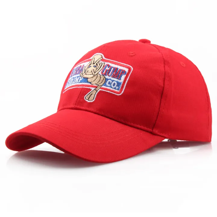 Forrest Gump's Legendary Red Hat Canvas Sun Hat Factory Price Wholesale European and American Popular Surrounding the Game Gift