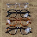 Acetate optical frame retro myopia spectacles frame Round Style Vintage Glasses Non-prescription Men Women eyeGlasses Eyewear.