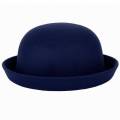 Blue Synthetic Dhoom 3 Bowler Felt Round Hat. 