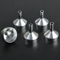 5Pcs Mini Stainless Steel Funnel Kitchen Oil Liquid Funnel With Detachable Filter Wide Mouth Funnel for Canning Kitchen Tools. 