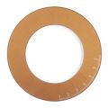 5Inches Round Geometry Ruler Metal Scale Ruler Drawing Circle Ruler Round Template Ruler for Designer Teacher Carpenter. 