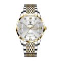 Imported Brand Men's Watch Stainless Steel Waterproof Hidden Clasp Luminous Date Sport Wrist Watch.