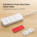 【YIYANGMAOYI111】Adhesive Power Strip Fixator Socket Holder Mount Punch-Free Wall-Mounted Desktop Socket Organizer Home Storage. 
