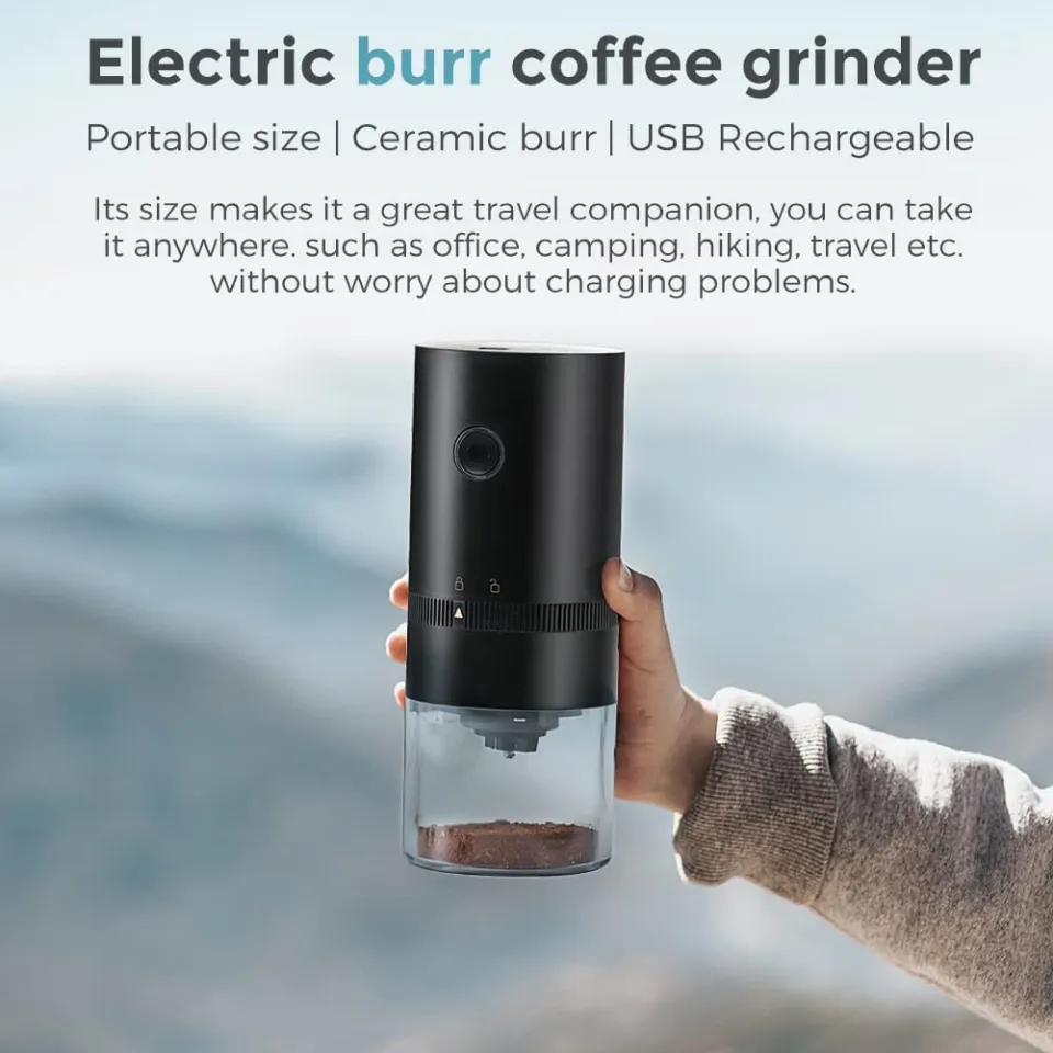 SRIWEN Portable Electric Coffee Grinder Brewed Coffee Maker