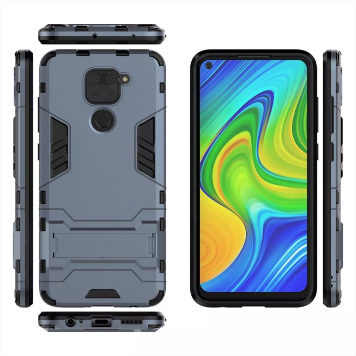 For%20Xiaomi%20Redmi%20Note%209%20-%20iRonman%20Armor%20Kickstand%20Back%20Phone%20Case%20Cover%20Casing%20-%20Image%203