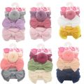 (New)I LOVE DADDY & MUMMY-3Pc/et Nylon Baby Headband olid Color Elatic Bow Newborn Girl Headband Baby Hair Acceorie Kid Hairband Dropping.