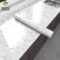 Elegant Marble Pattern PVC Wall Sticker for Home Decor, Peel & Stick Marble Effect Decal for Kitchen Cabinets, 10m Roll or 66sqf Roll. 