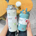 1000/1200ML Large Capacity Thermos Cup Stainless Steel Water Bottle With Straw Outdoor Sports Fitness Portable Vacuum Flask. 