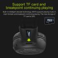 B570 Foldable HiFi Stereo Wireless Bluetooth Headphone with LCD Screen FM Radio Micro-SD Slot. 