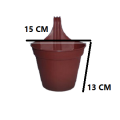 15 cm Plastic Grill planter (5.8inch)-Grill Flower tob - 5 pcs set.