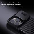 For iPhone 16 Pro Max / 16 Pro NILLKIN Case Camshield Slide Lens Protection Bumper Camera Protection Back Cover.