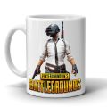 PUBG Players Battleground - White Ceramic Printed Coffee Mug INT-1451. 