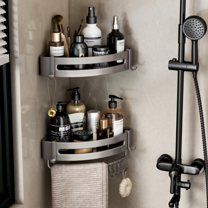 1/2/3pcs%20Bathroom%20WC%20Wall%20Shelf%20Triangle%20Shower%20Storage%20Rack%20Bath%20Shampoo%20Wall%20Free%20Punching%20Black%20Aluminum%20Toilet%20Corner%20Shelf%20-%20Image%205
