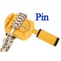 Watch Band Link Pin Remover Tool Set (Full Set) Hammer Punch Pins with Orange Strap Holder for Watch 3Repair tools. 