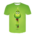 New summer men's T shirt Shrek 3d print funny t-shirts streetwear fashion hip hop round neck short-sleeved oversized t shirt.
