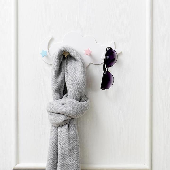 Self%20Adhesive%20Hooks%20Kawaii%20Cartoon%20Cloud%20Children's%20Room%20Hook%20On%20The%20Wall%20Hanging%20Decor%20Seamless%20Door%20Clothes%20Hanger%20Bathroom%20-%20Image%203