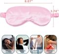 Eye Mask Super Soft – 100% Light Blocking | Satin Silk, Adjustable Strap, Ideal for Travel, Meditation & Deep Sleep.