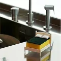 【NEW】 Clean Dreams Kitchen Sponge Holder Cleaning Brush Sponges Dishwashing Sponge Clean Dreams Bed Shaped Holder. 