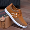 Hot Men's Brand Canvas Shoes Lightweight Sneakers Autumn Men Breathable Vulcanized Shoe Lace Up Work Footwear Man Drive Shoe KEEMEEUYZO. 